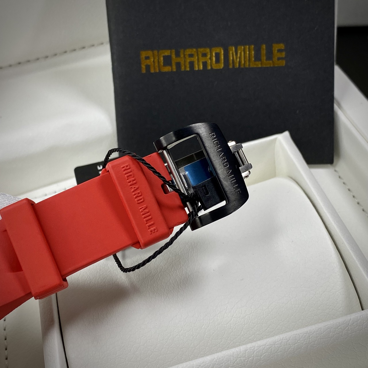 Richard Mille Fake Watch RM70-01 Carbon Red Rubber Strap 45mm - Soul Replicas