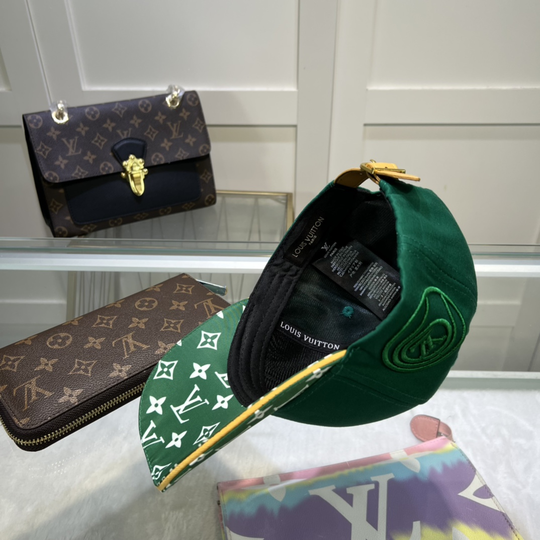Louis Vuitton Match Cap Green LV Cap - Soul Replicas