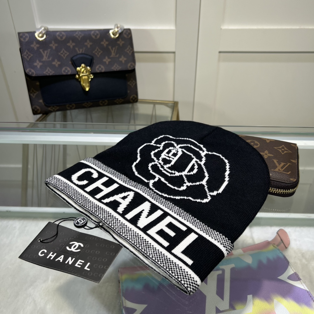 Chanel Beanie In Black - Soul Replicas