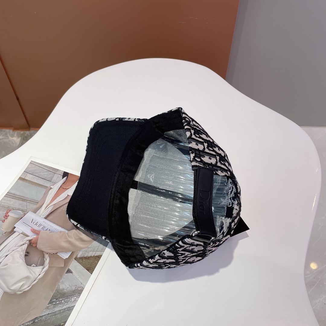 Christian Dior Jack Dior Baseball Cap White/Black Cap - Soul Replicas