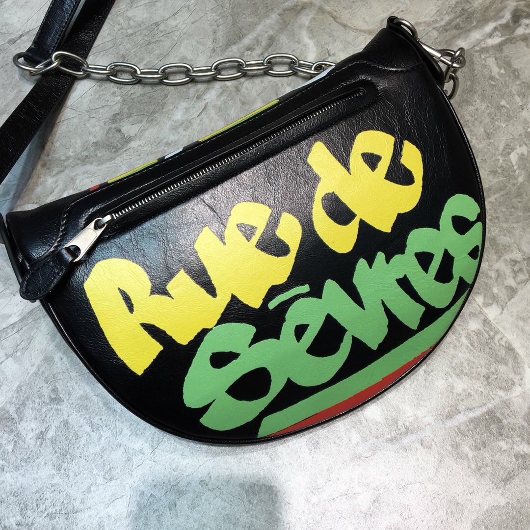 Balenciaga Souvenir XS Belt Bag In Black. For Women. Women-s Bags 9.5in/24cm - Soul Replicas