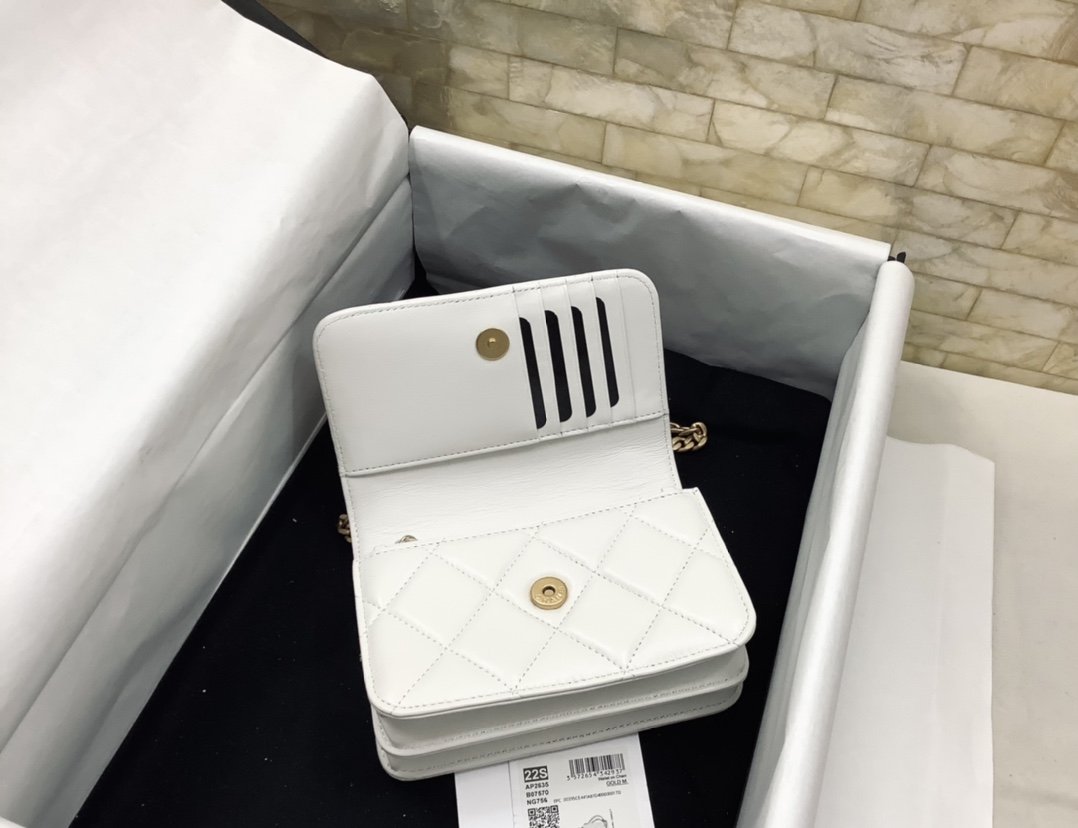 ChanelSpring And Summer 22C White For Women. Women-s Bags 6.1in/15.5cm - Soul Replicas
