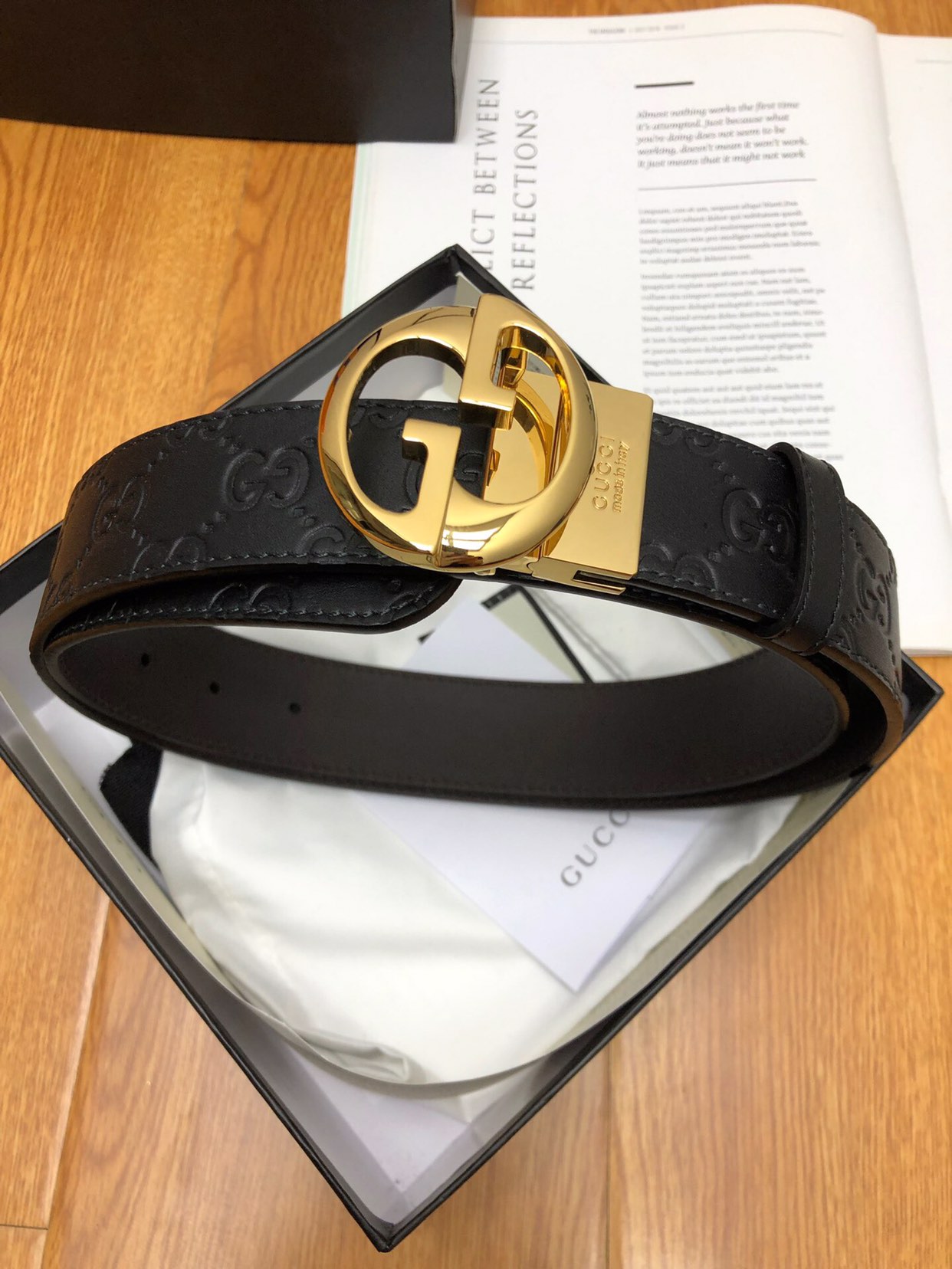 Gucci Marmont Reversible Belt Black. Women Belt - Soul Replicas