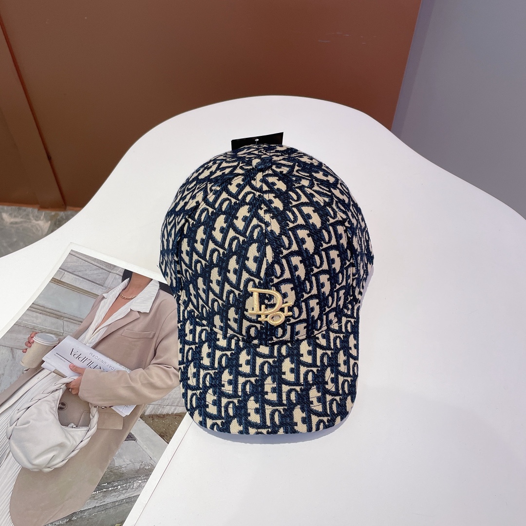 Christian Dior Jack Dior Baseball Cap Beige/Black Cap - Soul Replicas