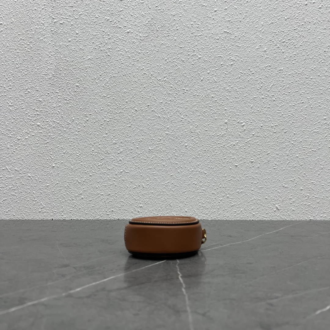 Celine Pulse Cuir Triopee With Hooks - Soft Brown For Women 3in/8cm 10I863DPQ.04LU - Soul Replicas