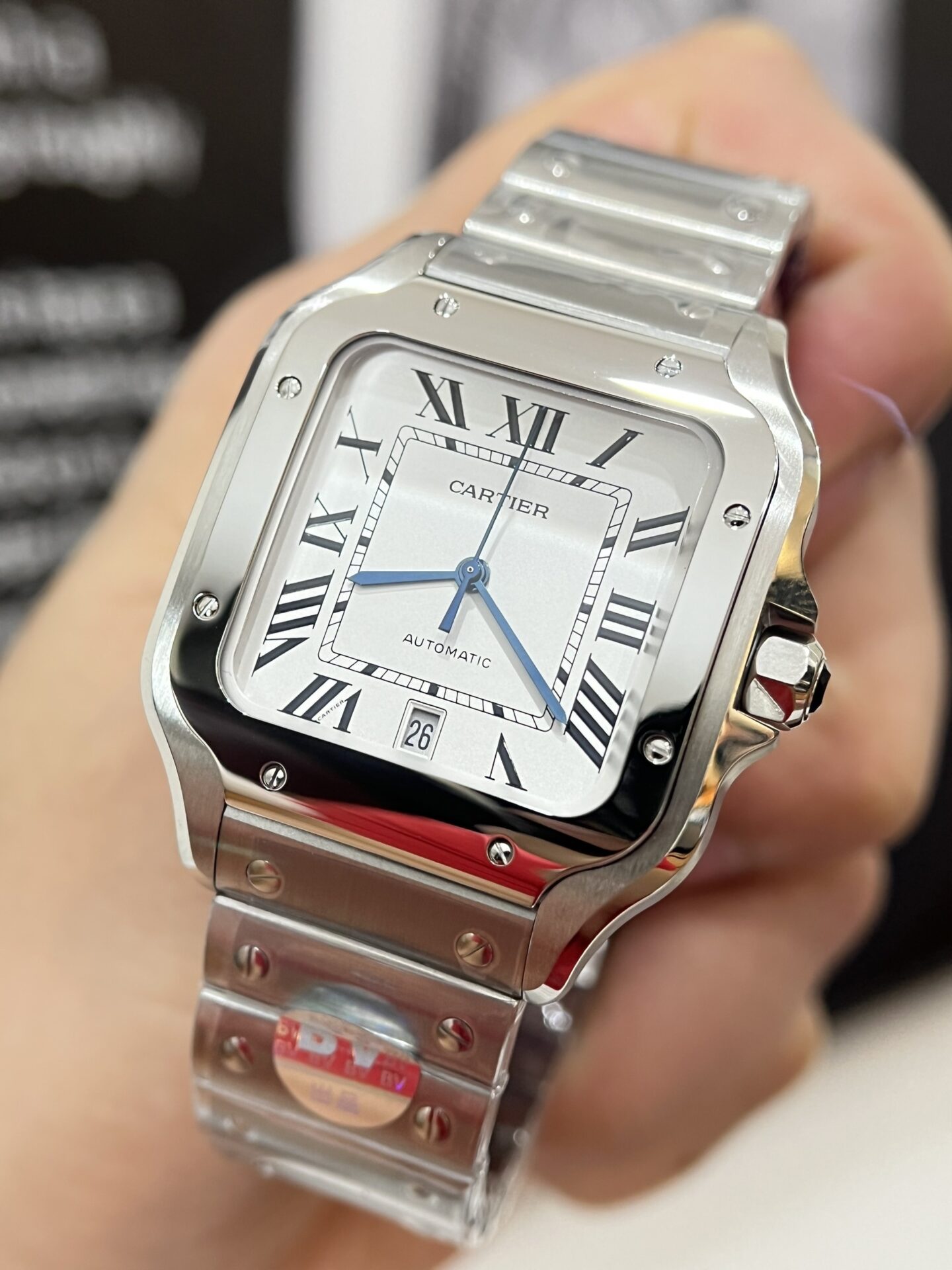 Cartier Santos WSSA0018 Replica 1:1 Watch White Dial 39.8mm - Soul Replicas