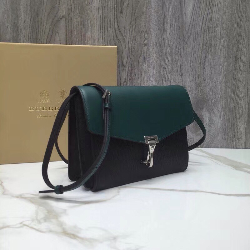 Burberry Small Macken Colorblock Crossbody Black/Green Bag For Women. Women-s Bags 9.5in/24cm - Soul Replicas