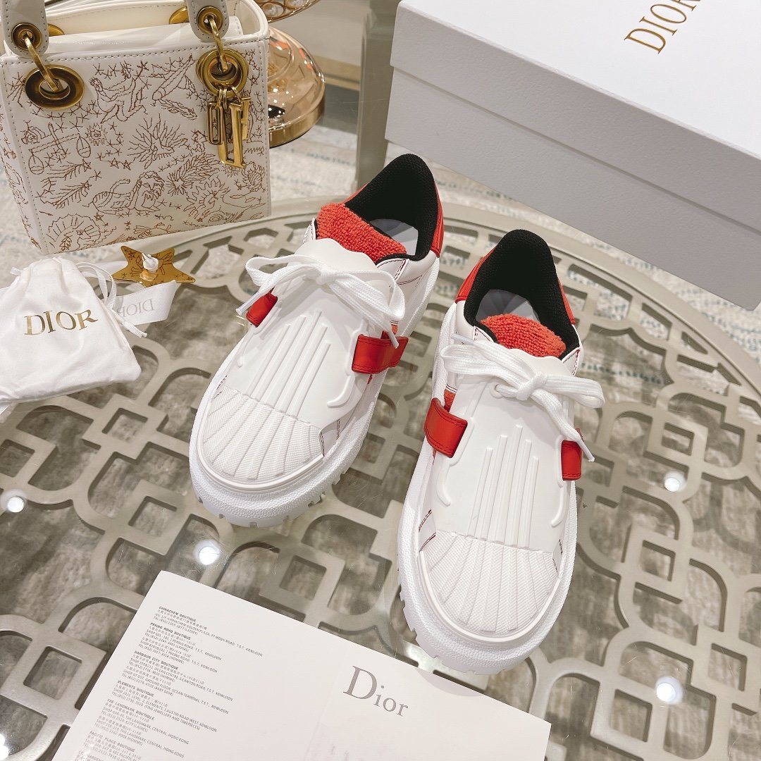 Christian Dior-ID Sneaker Rubber White For Women CD - Soul Replicas