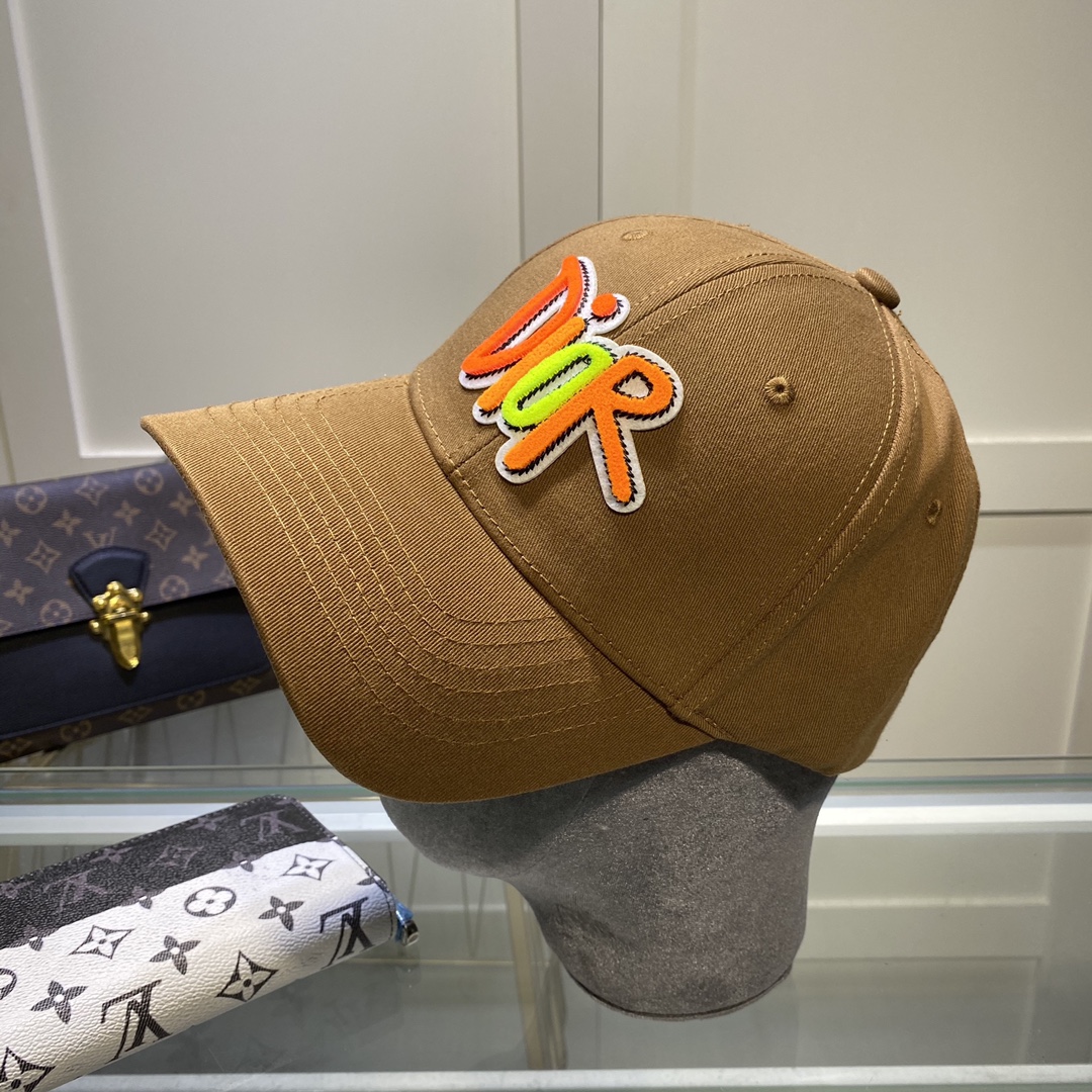 Christian Dior Jack Dior Baseball Cap In Brown - Soul Replicas