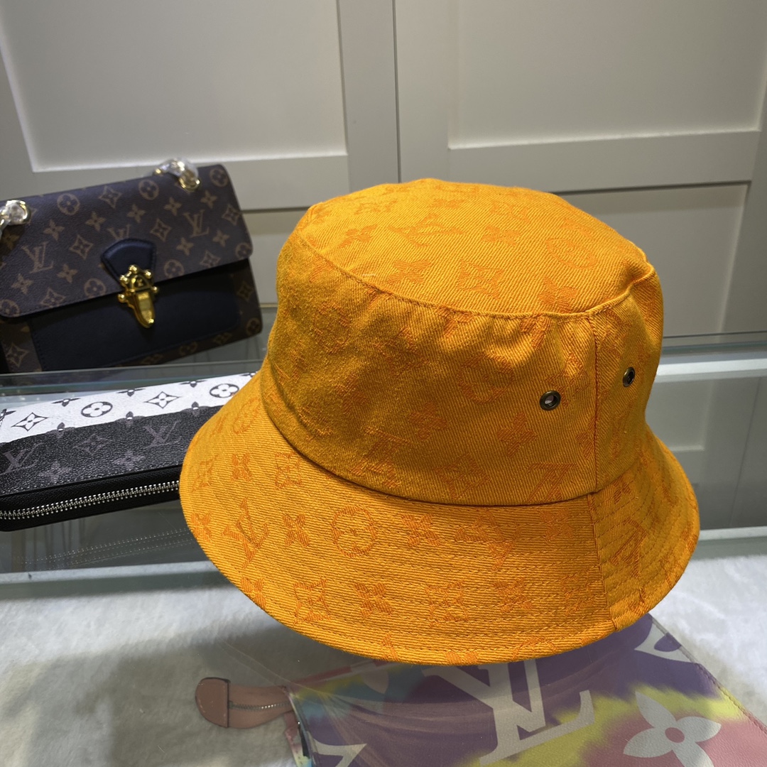 Louis Vuitton Buddy Bucket Hat In Yellow - Soul Replicas