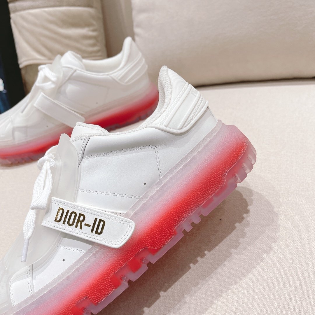 Christian Dior-ID Sneaker Rubber White For Women CD - Soul Replicas