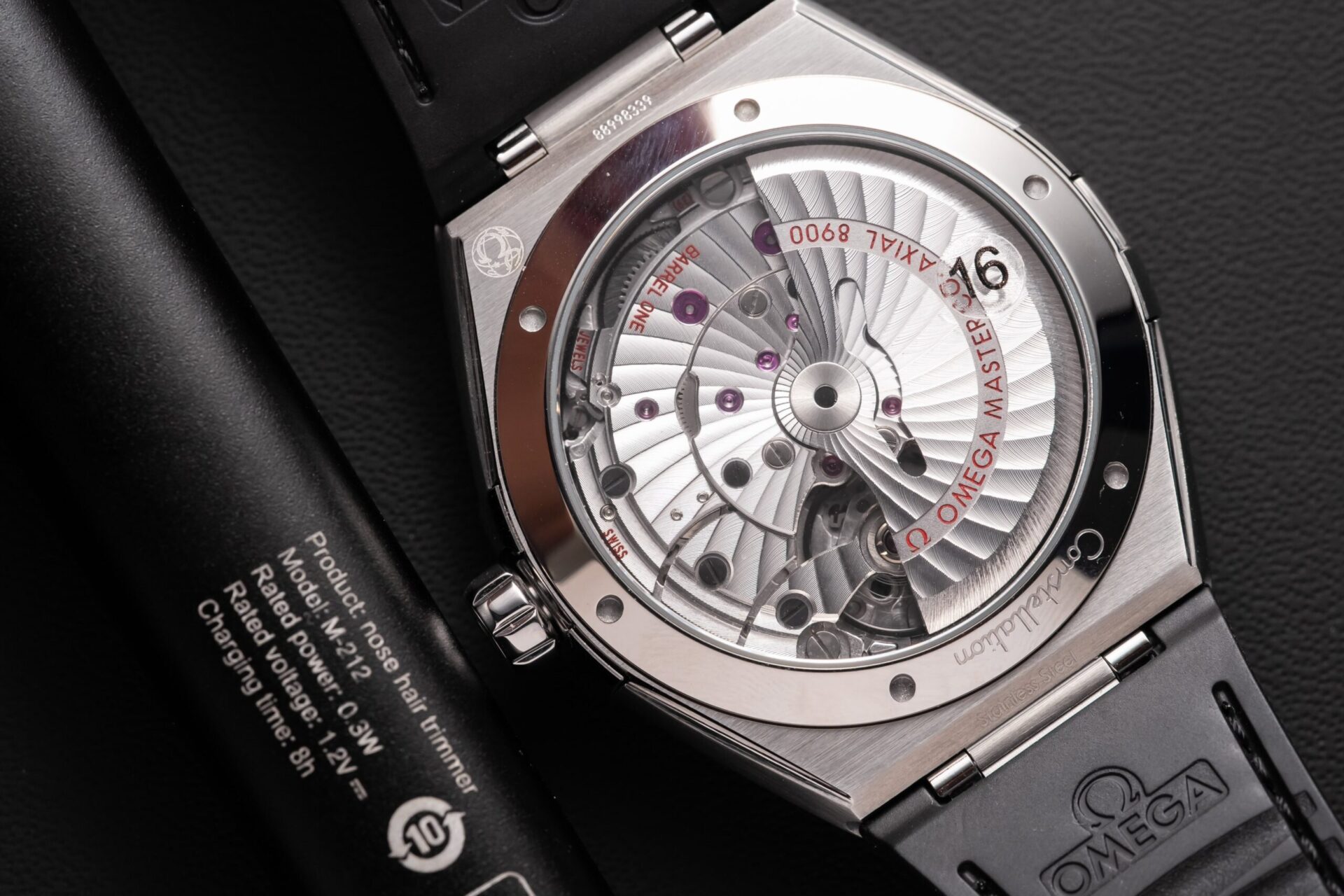 Omega Constellation Replica Watch Black Dial Leather Strap 42mm - Soul Replicas