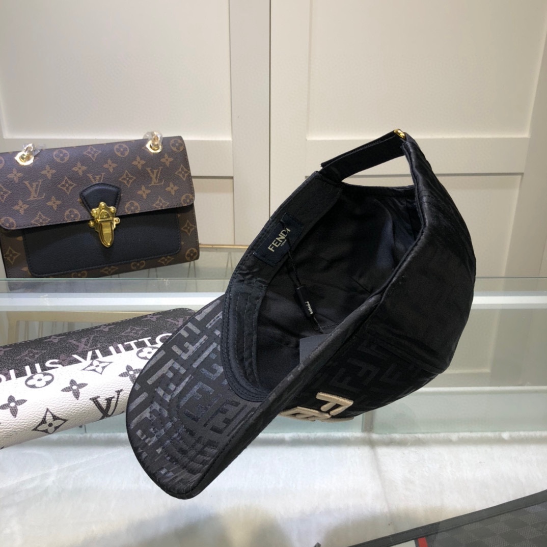 Fendi Baseball Cap Black Fendi Cap - Soul Replicas