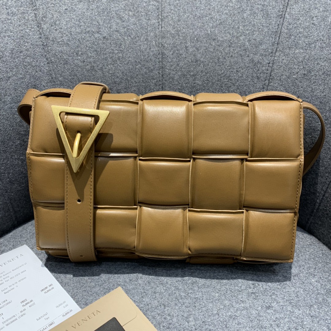 Bottega Veneta Padded Cassette Bag For Women 10.2in/26cm In Brown 591970VCQR17745 - Soul Replicas