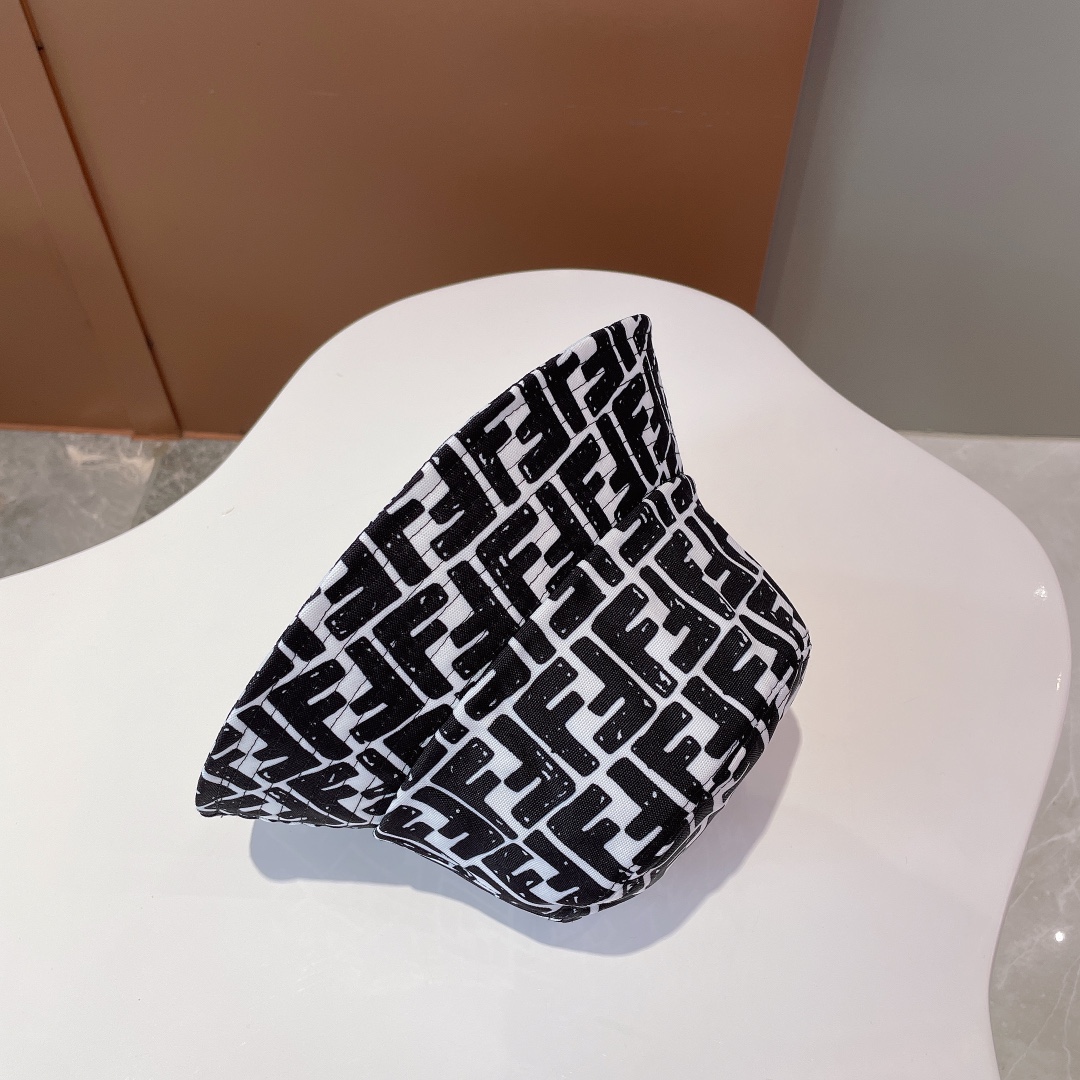 Fendi Denim Bucket Hat Black Fendi Hat - Soul Replicas