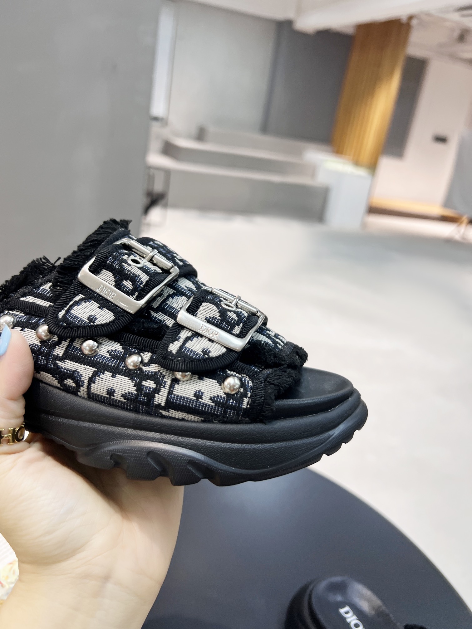 Christian Dior Women's D-Wander Slide Black For Women CD - Soul Replicas