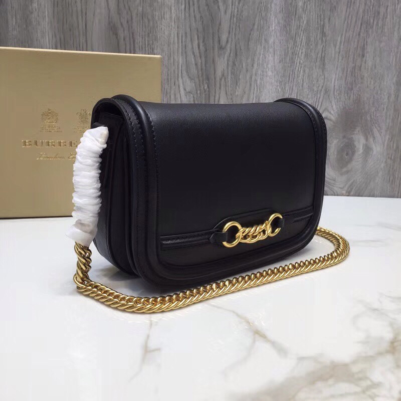 Burberry Smooth LiNike Shoulder Bag Black For Women. Women-s Bags 9.1in/23cm - Soul Replicas