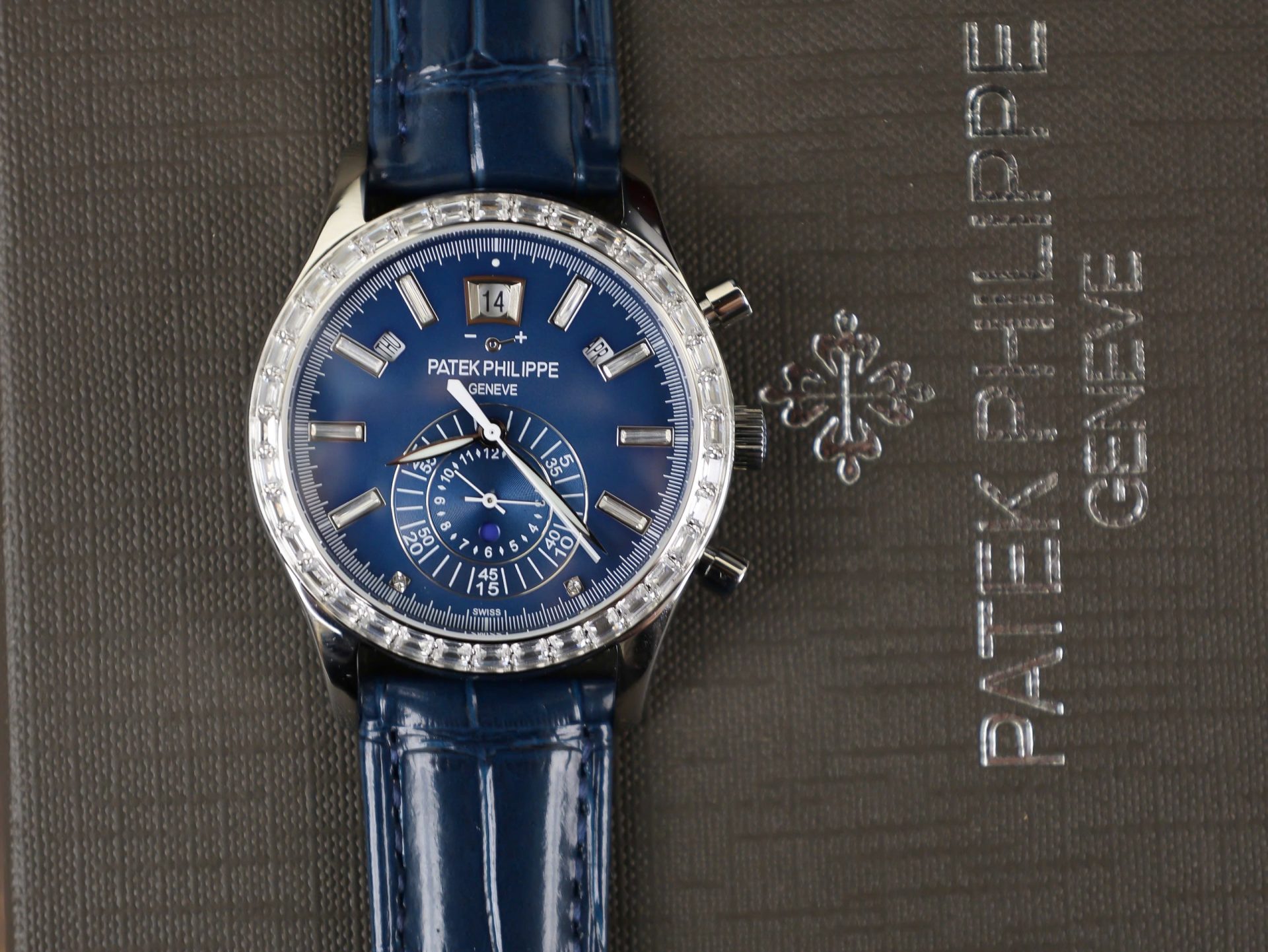 Patek Philippe Fake Watch Complications 5961P Dial Blue TW Factory 40.5mm - Soul Replicas