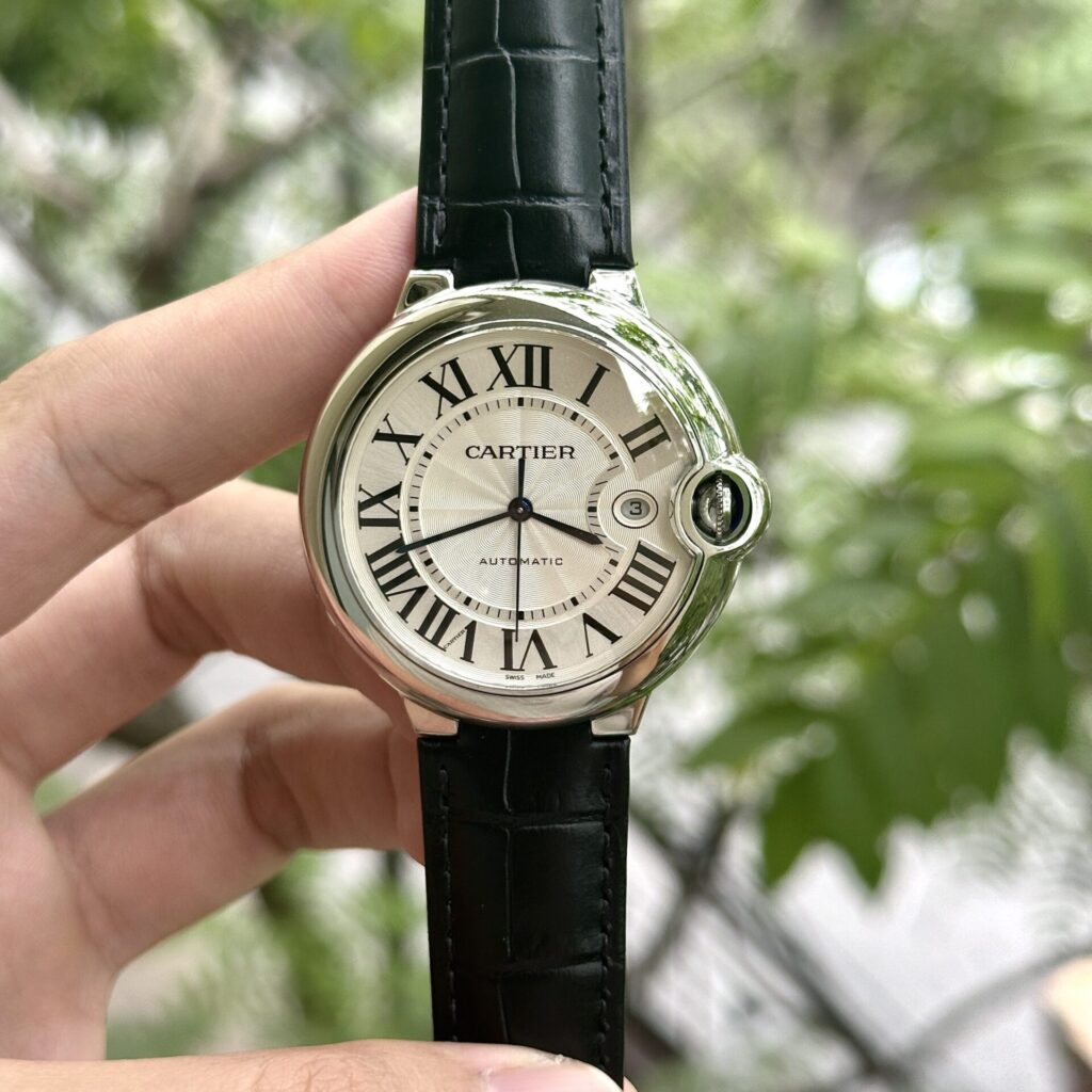 Cartier Replica Watch Ballon Bleu Leather Strap AF Factory 42mm - Soul Replicas
