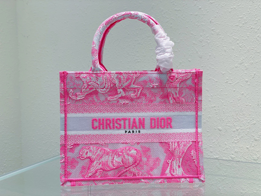 Christian Dior Small Dior Book Tote Pink. For Women. Women's Handbags 26.5cm/10.5in CD - Soul Replicas