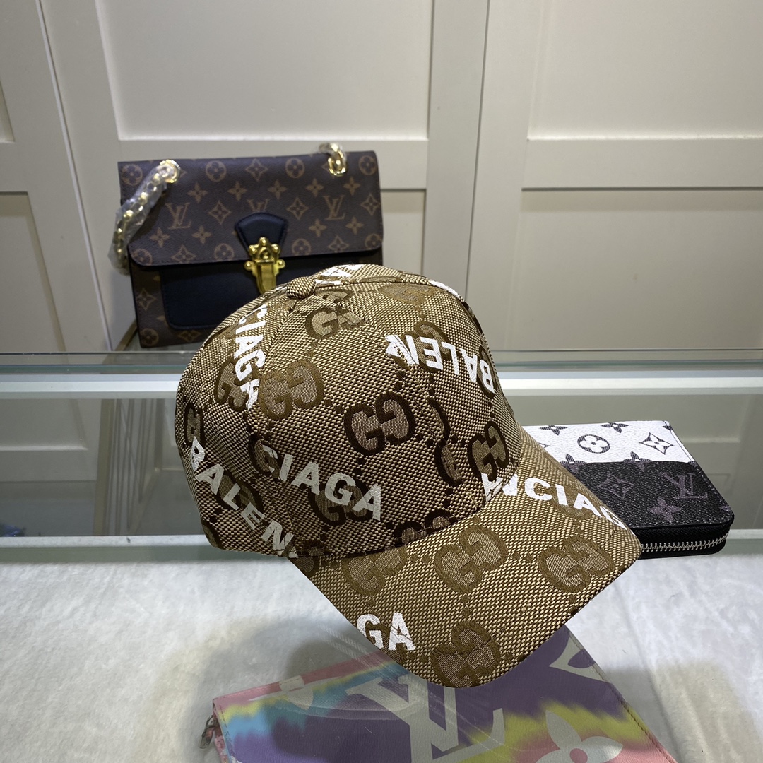 Gucci Canvas Baseball Cap Brown - Soul Replicas