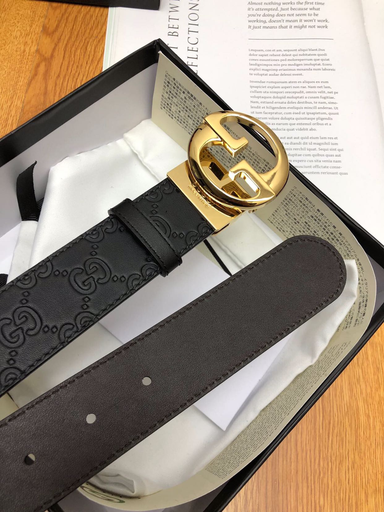 Gucci Marmont Reversible Belt Black. Women Belt - Soul Replicas