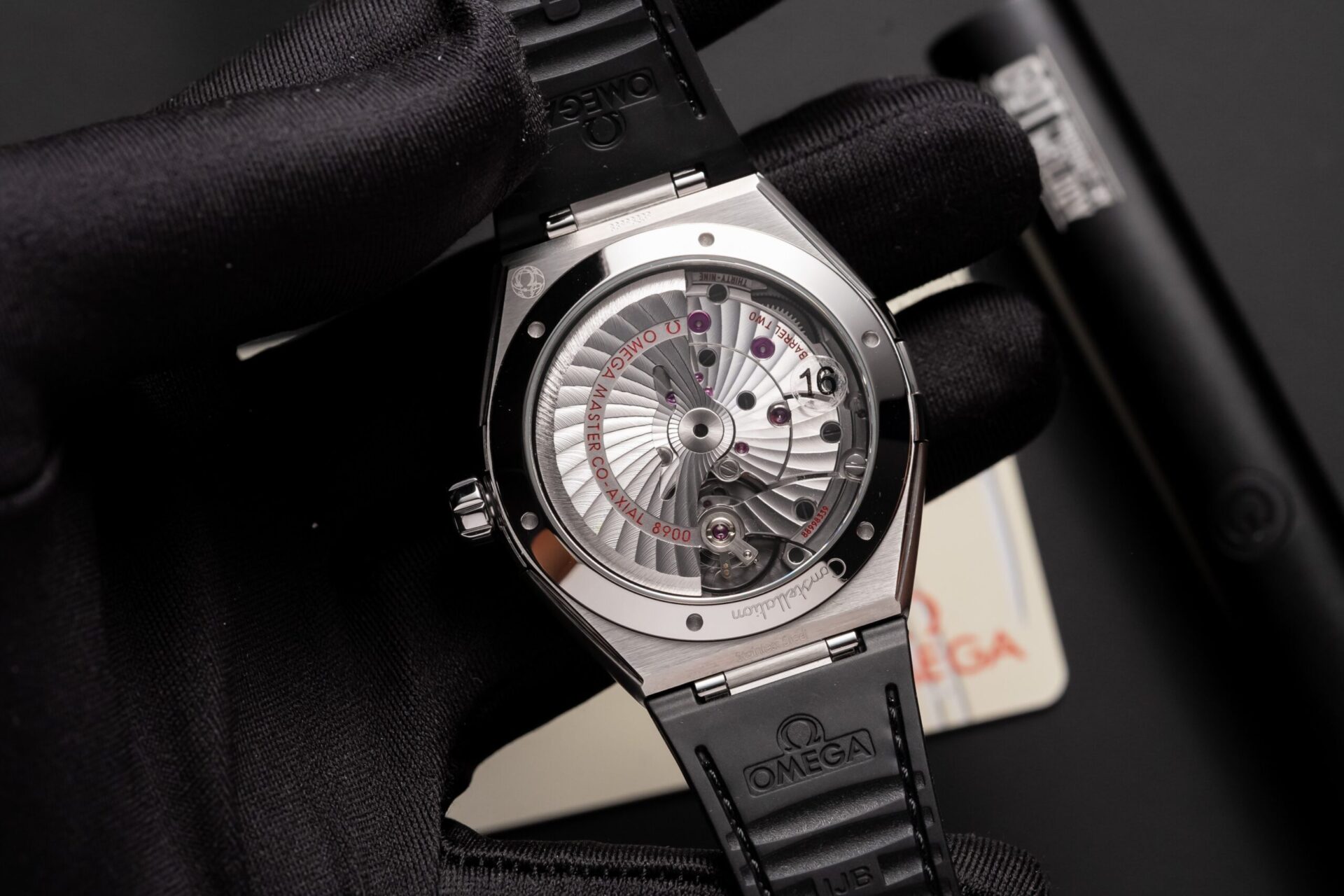 Omega Constellation Replica Watch Black Dial Leather Strap 42mm - Soul Replicas