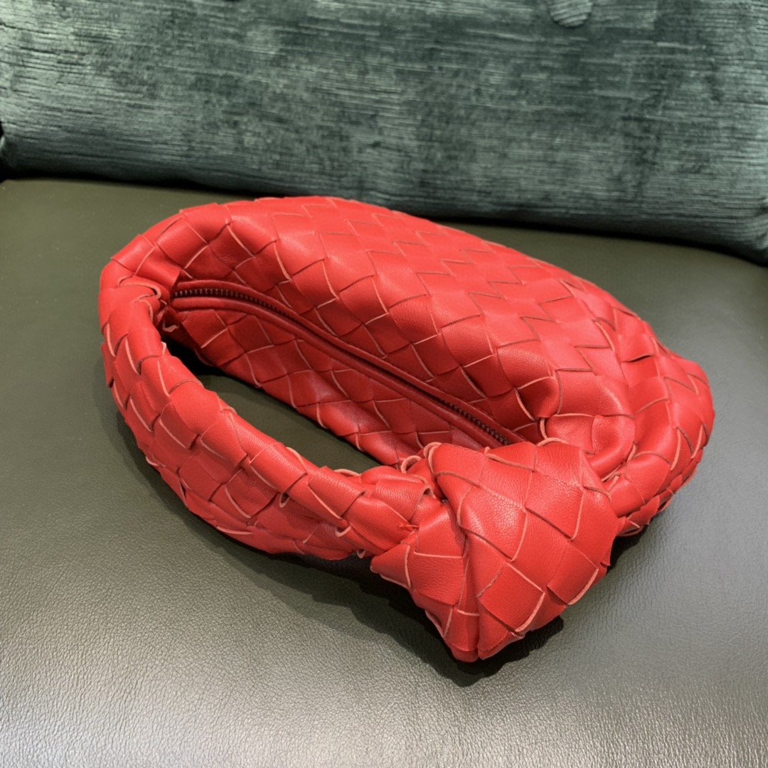 Bottega Veneta Mini Jodie Bag For Women 11in/28cm In Red - Soul Replicas
