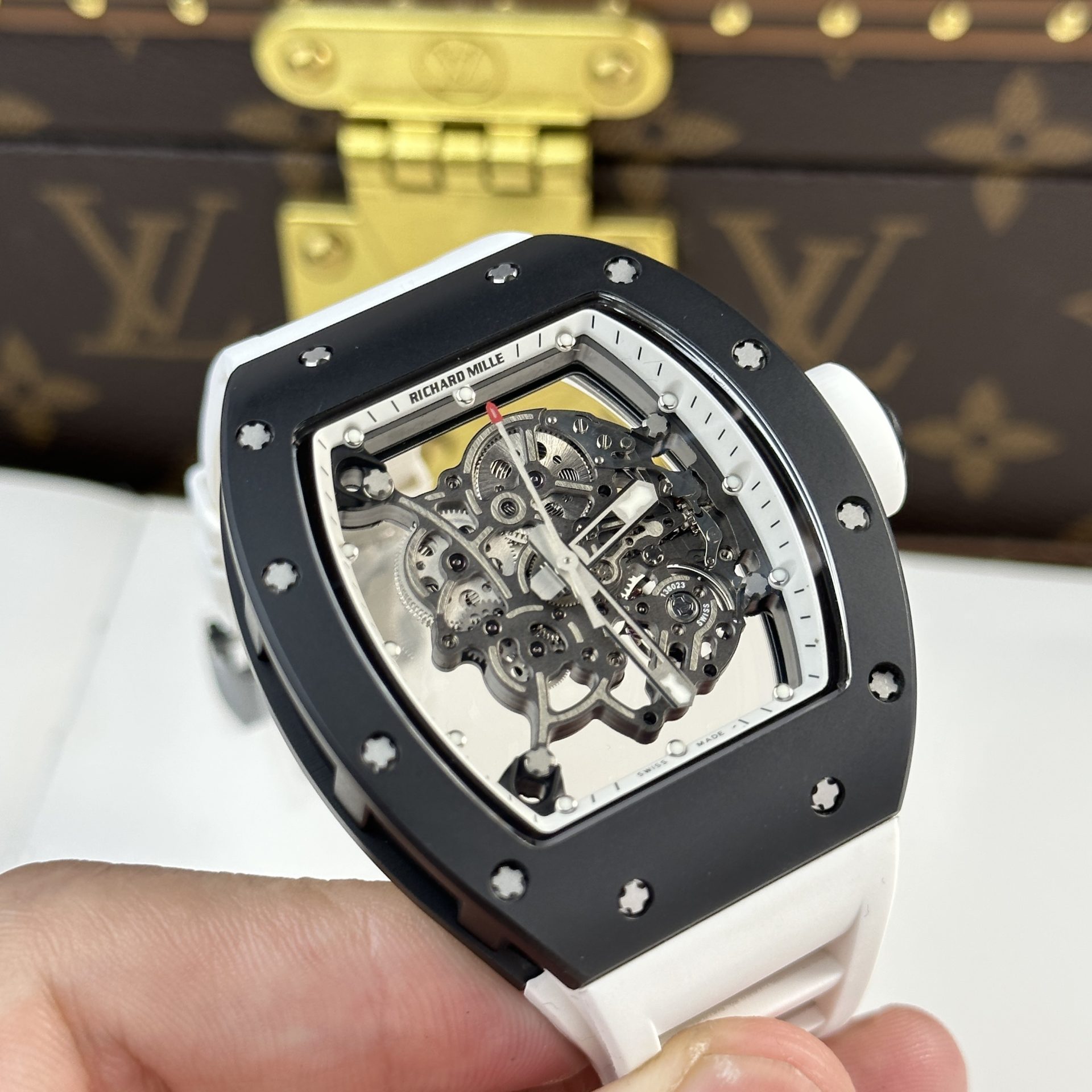 Richard Mille Replica Watch RM055 Bubba Watson Black Ceramic BBR Factory 45mm - Soul Replicas