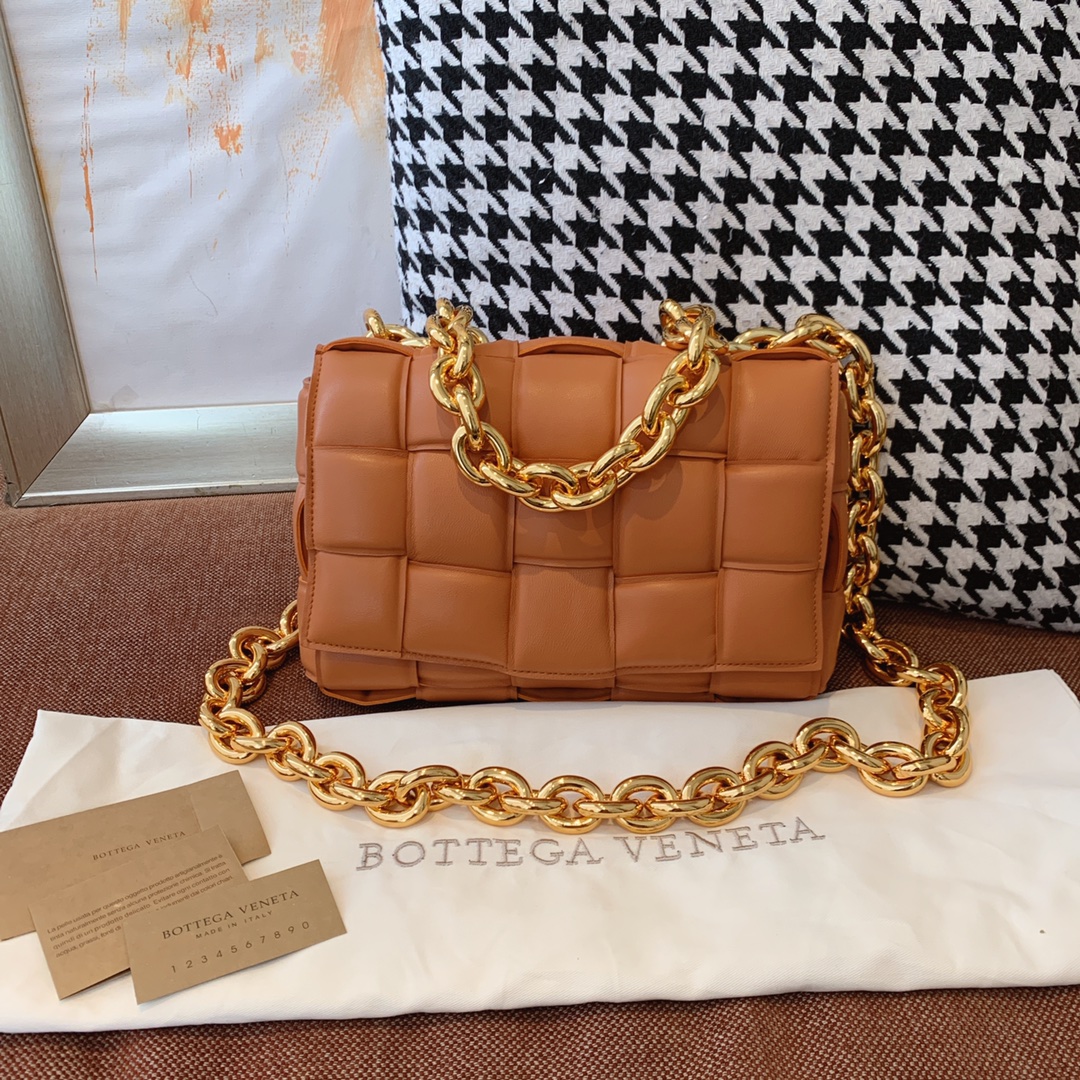 Bottega Veneta Chain Cassette Brown. For Women. Women's Bags 10.2in/26cm - Soul Replicas