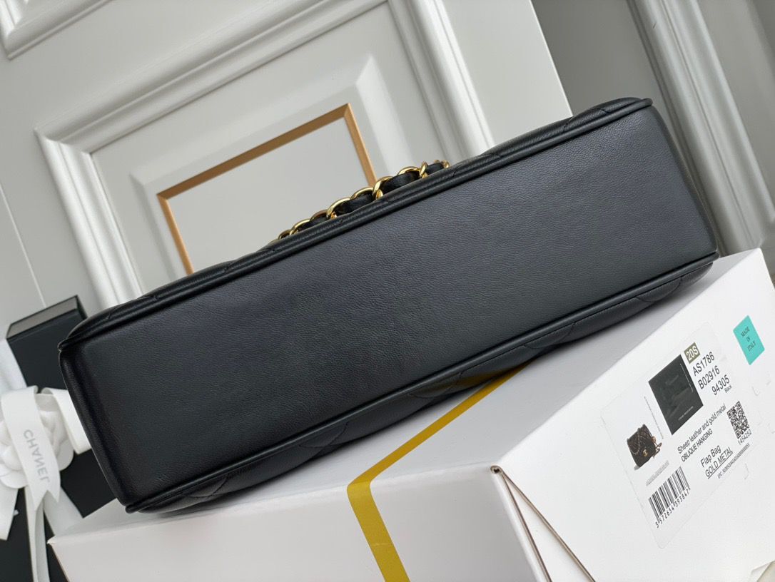 ChanelMaxi Shopping Bag Black For Women 11.8in/30cm - Soul Replicas