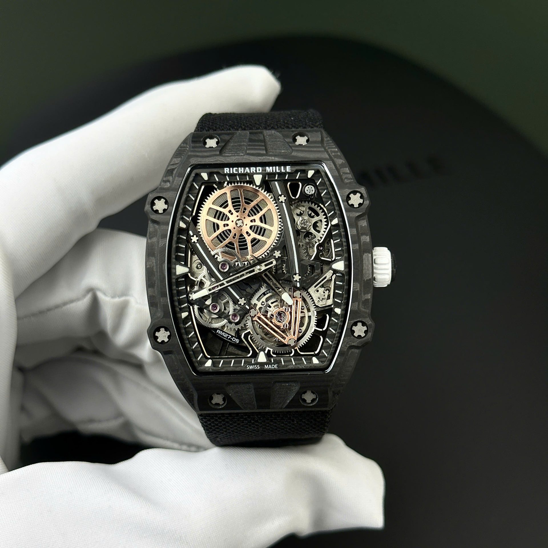 Richard Mille RM27-05 Carbon Replica Watches Best Quality 38x48mm - Soul Replicas
