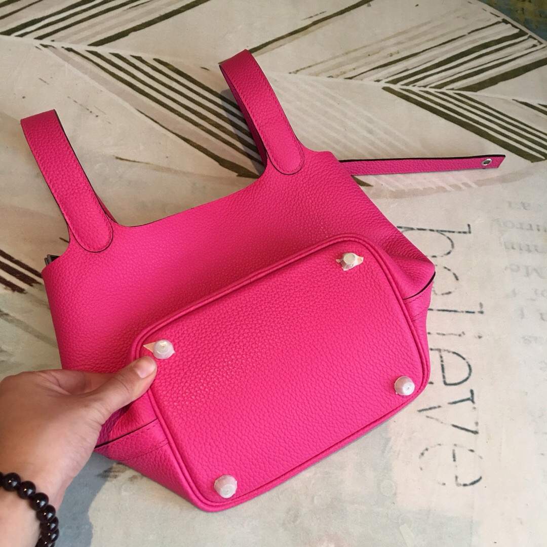 Hermes Picotin Lock 18 Pink Clemence Palladium Hardware For Women 7.5in/19cm - Soul Replicas