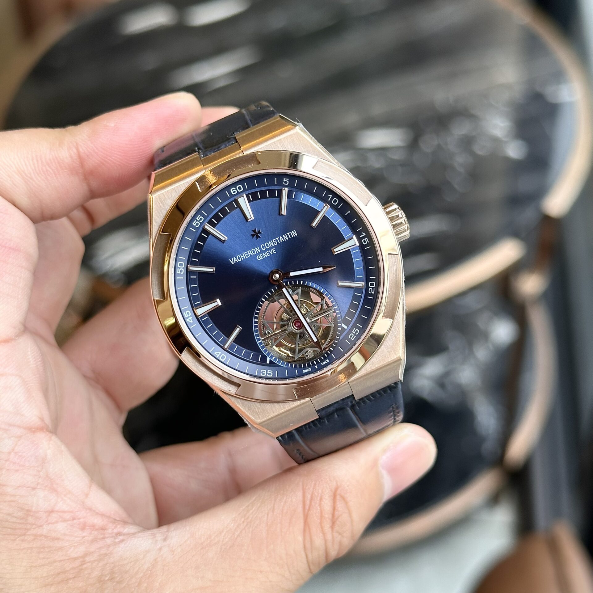 Vacheron Constantin Overseas 6000V Tourbillon Rose Gold Replica 11 Watch 42.5mm - Soul Replicas