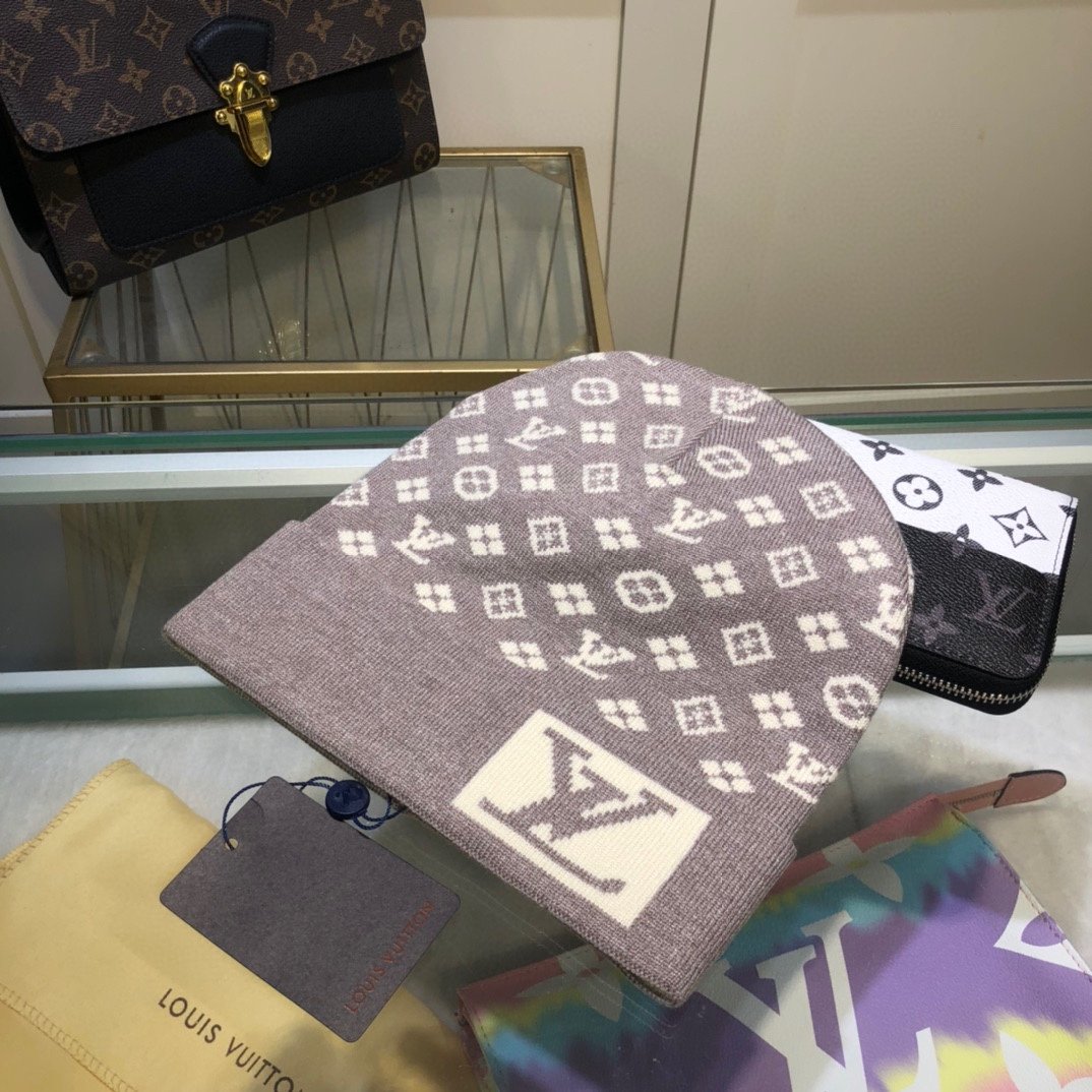 Louis Vuitton Beanie In Brown LV Headwear - Soul Replicas