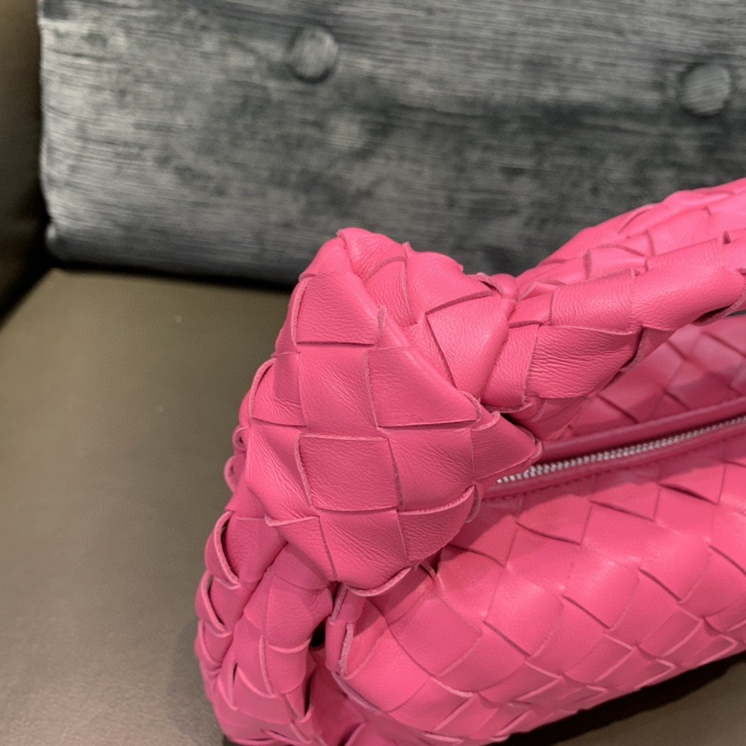 Bottega Veneta Mini Jodie Bag For Women 11in/28cm In Cranberry 651876VCPP56419 - Soul Replicas