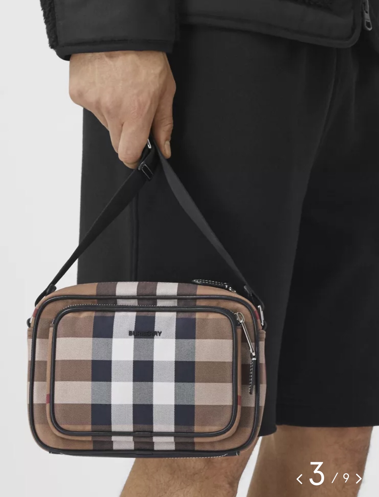 Burberry Check Crossbody Bag For Men. Men-s Bags 8.9in/22.5cm 80491451 - Soul Replicas