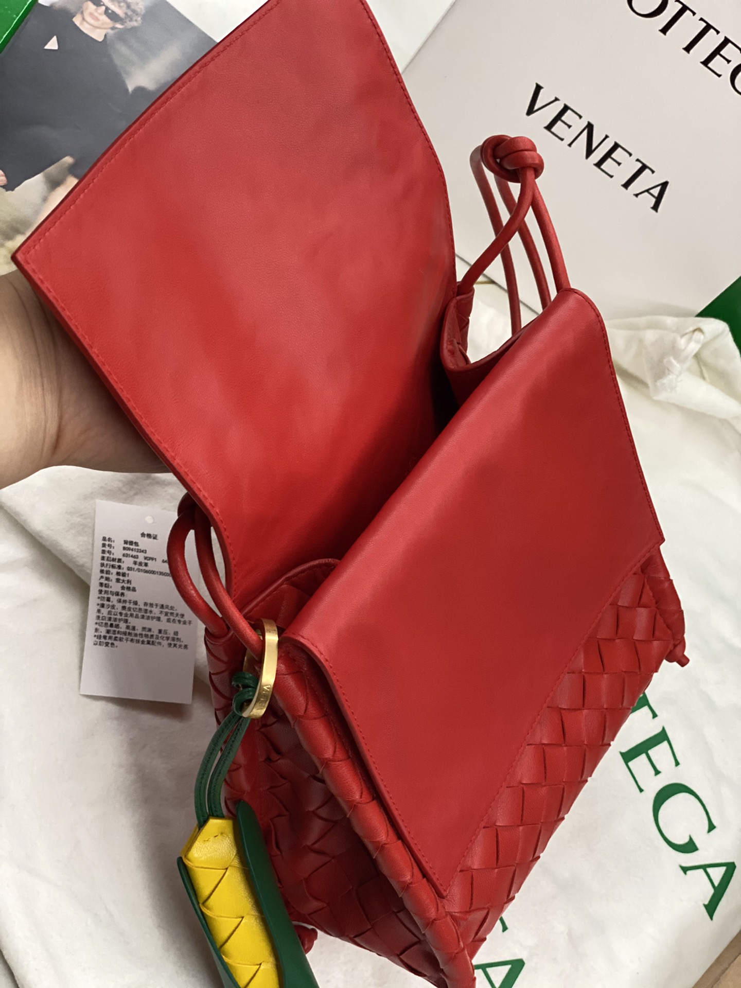 Bottega Veneta Backpack Red. For Women. Women-s Bags 8.9in/22.5cm - Soul Replicas