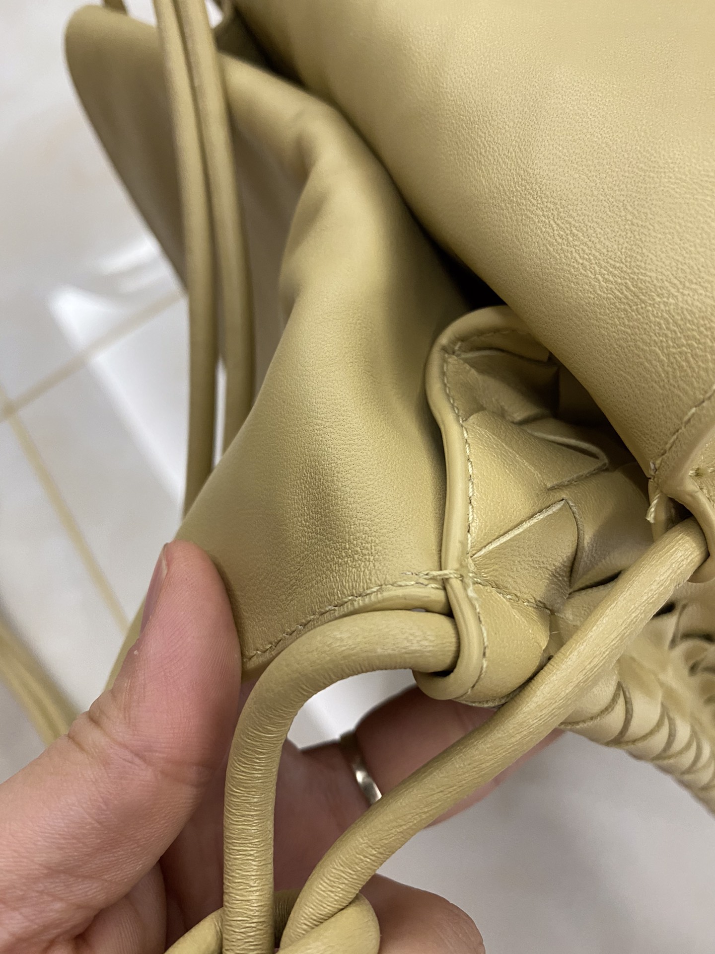 Bottega Veneta Backpack Beige. For Women. Women-s Bags 8.9in/22.5cm - Soul Replicas