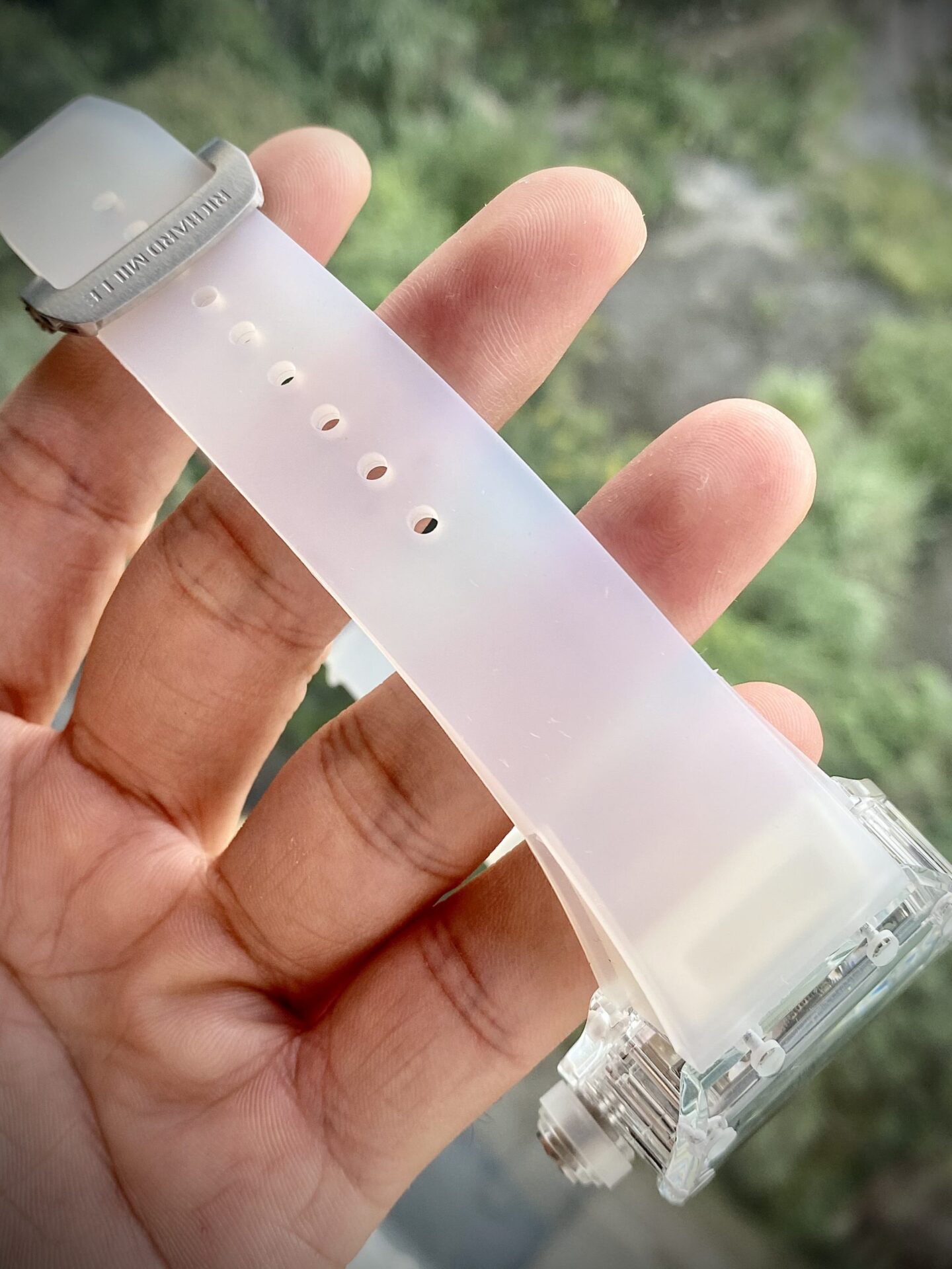 Richard Mille Replica Watch RM12-01 Tourbillon Sapphire Rubber Strap 44mm - Soul Replicas