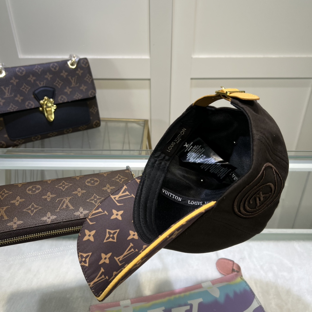 Louis Vuitton Match Cap Black LV Cap - Soul Replicas