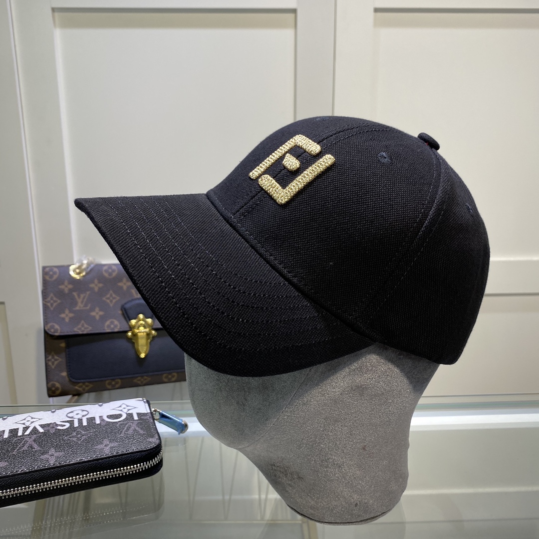 Fendi Baseball Cap Black Fendi Cap - Soul Replicas