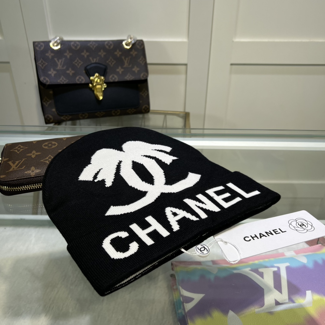 Chanel Beanie In Black - Soul Replicas