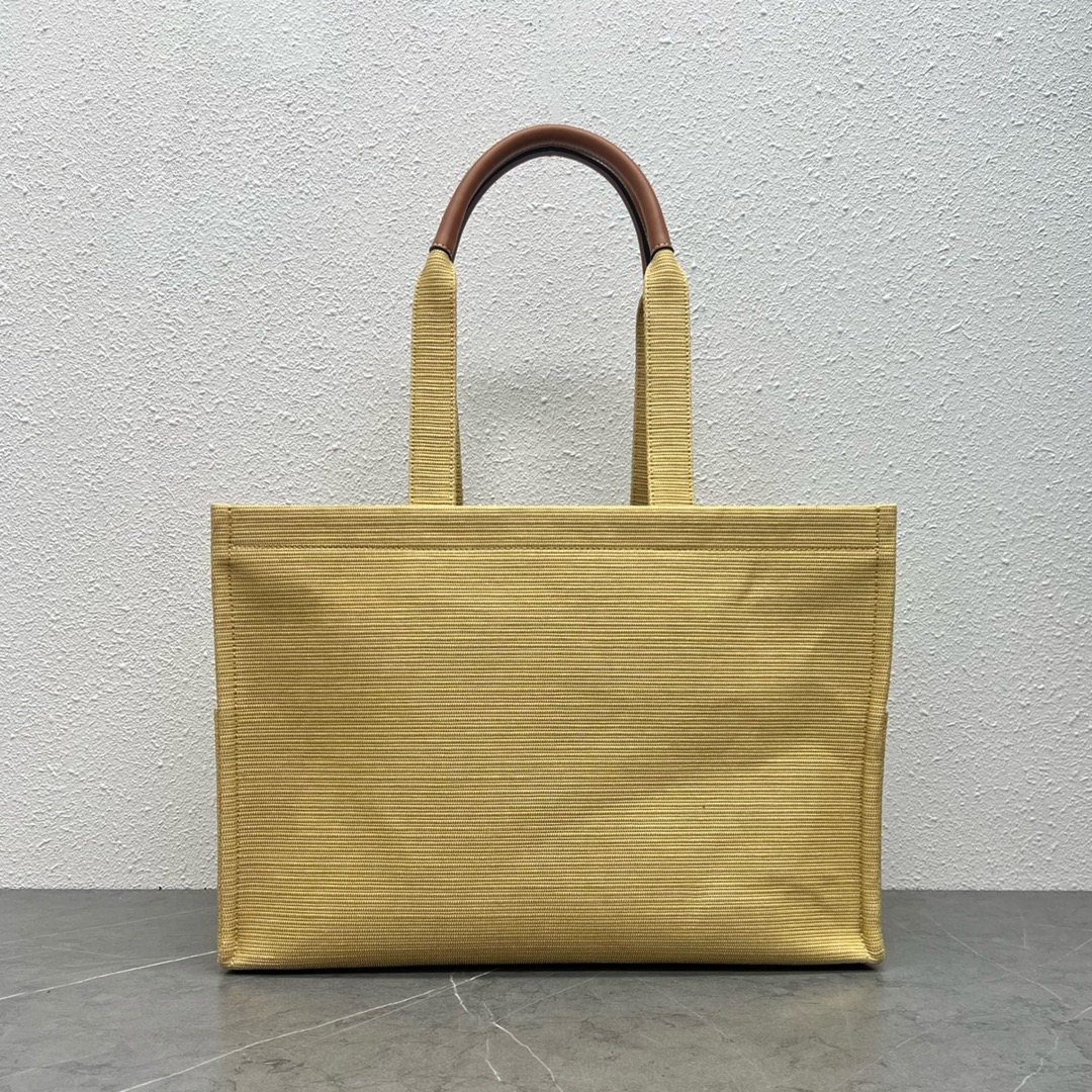 Celine Large Cabas Thais In Textile Natural / Tan For Women 16in/41cm 196762DST.02NT - Soul Replicas