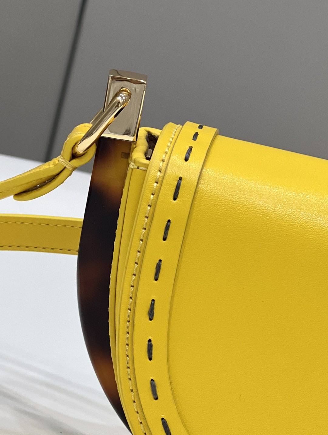 Fendi Moonlight Saddle Yellow Bag For Woman 19cm/7.5in - Soul Replicas