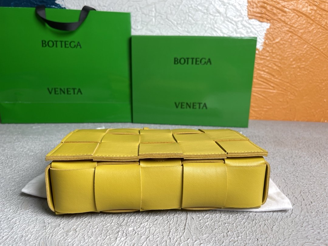 Bottega Veneta Cassette Yellow. For Women. Women's Bags 9.1in/23cm - Soul Replicas