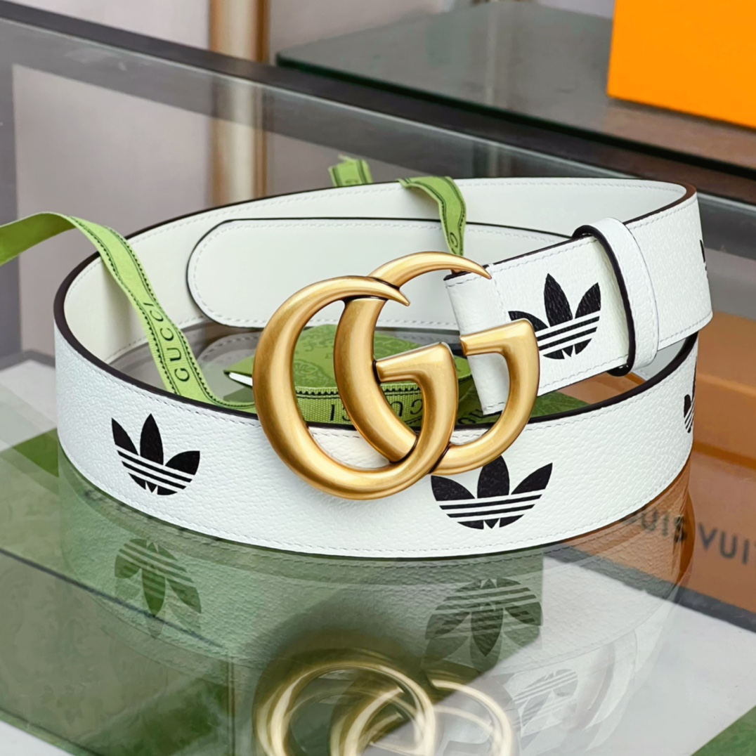 Gucci Marmont Reversible Belt White. Women Belt - Soul Replicas