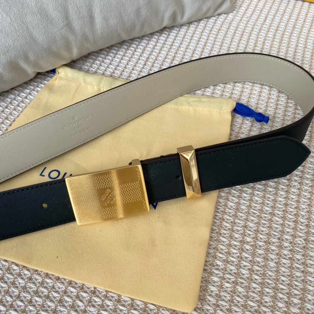 Louis Vuitton Metropole LV Belt Black LV Women Belt - Soul Replicas