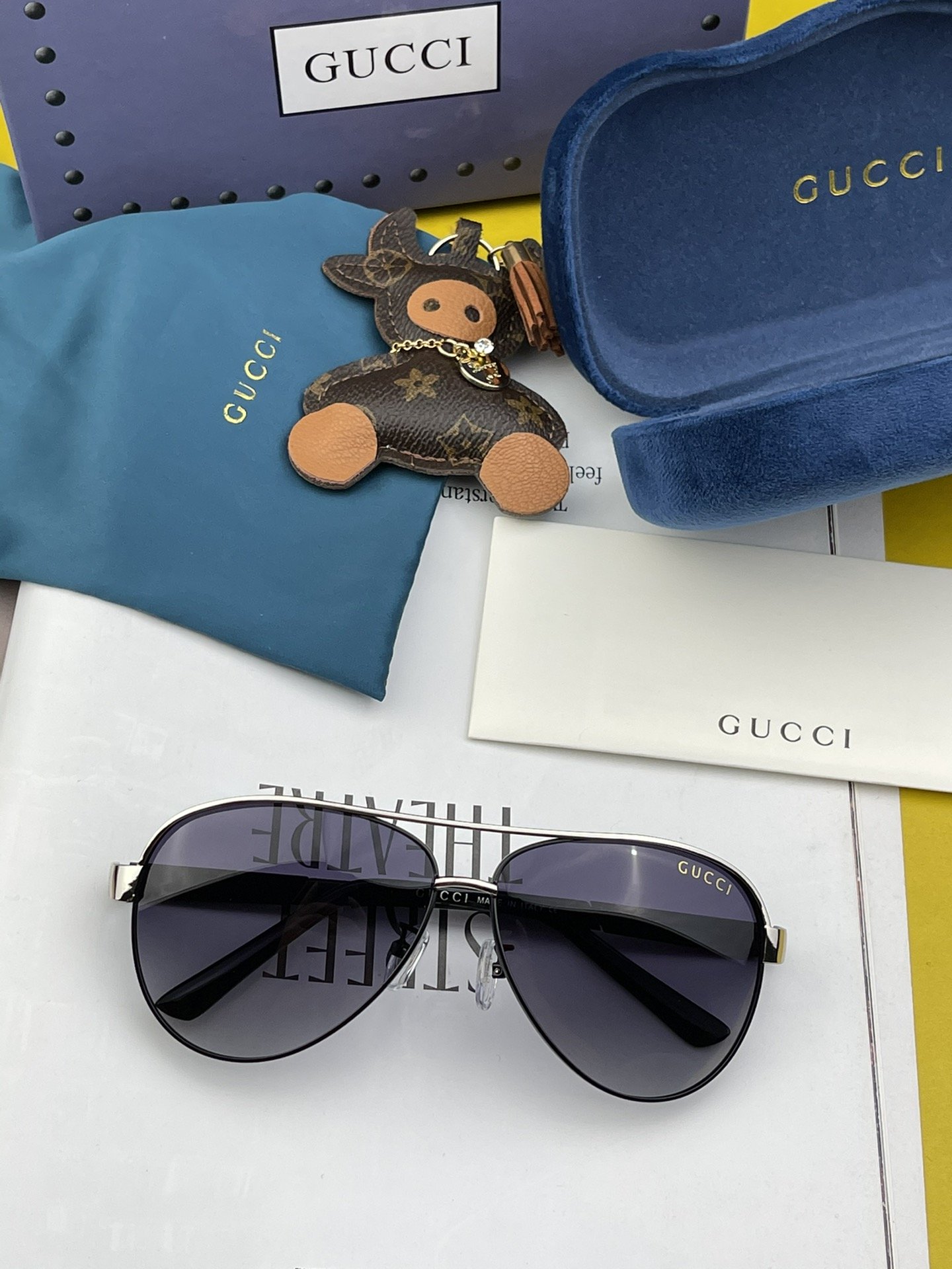 Gucci Oversize Oval-Frame Sunglasses - Soul Replicas