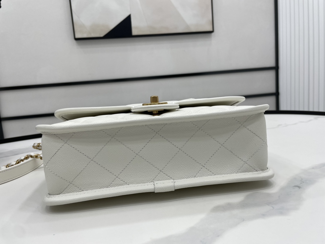 Chanel AS3653 22K Bag White For Women. Women-s Bags 9.8in/25cm - Soul Replicas